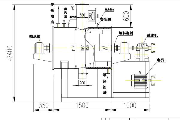 ZB-1000型耙式真空干燥機(jī)